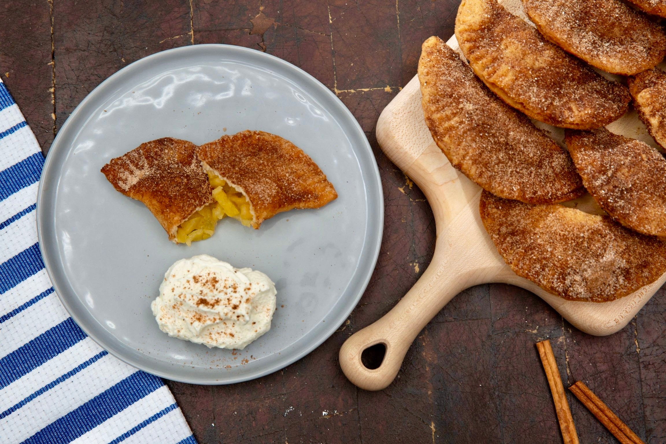 Apple Empanadas with Bourbon Whipped Cream – The Ranch Table