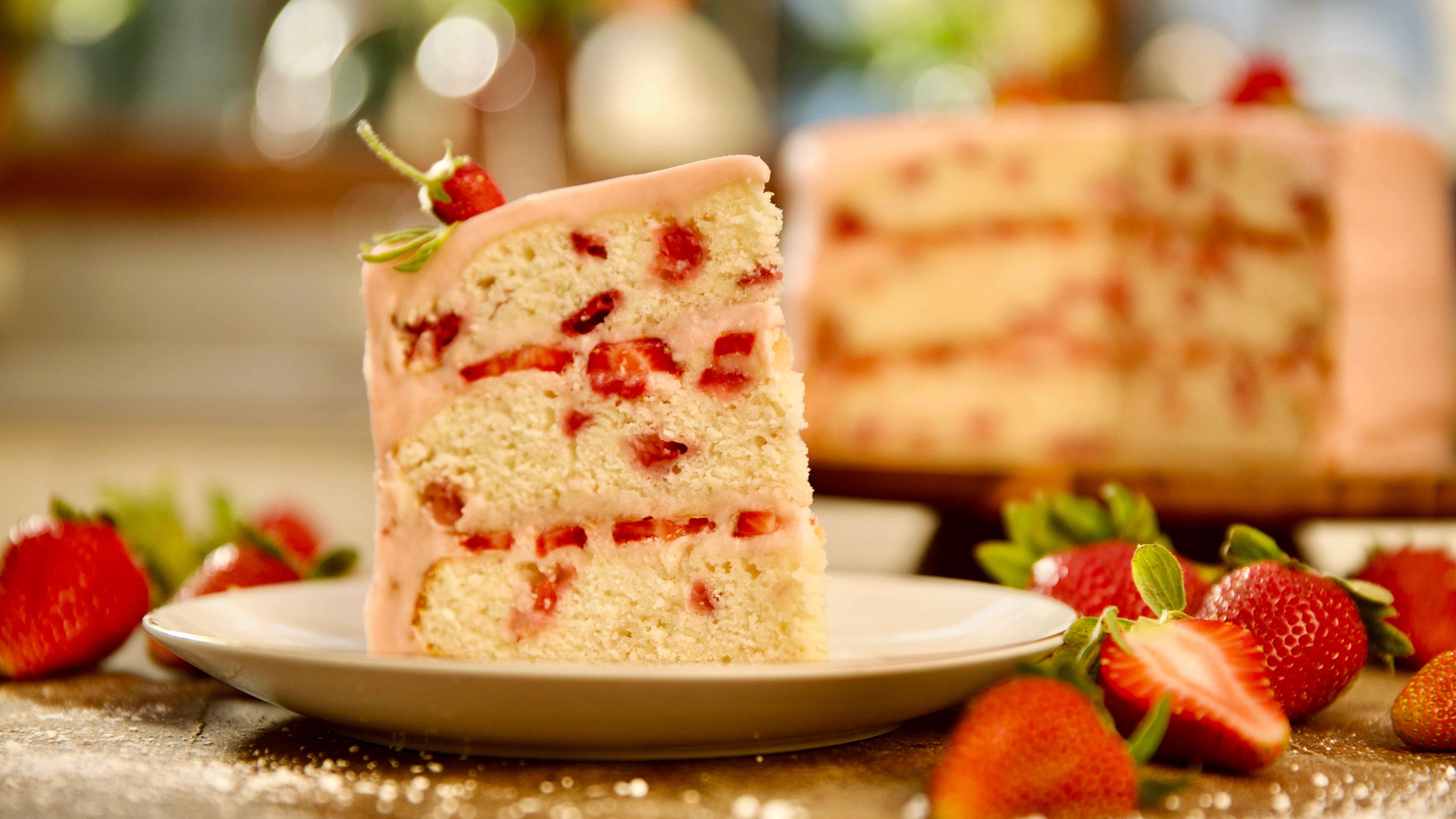 Strawberry Cake with Strawberry Frosting – The Ranch Table