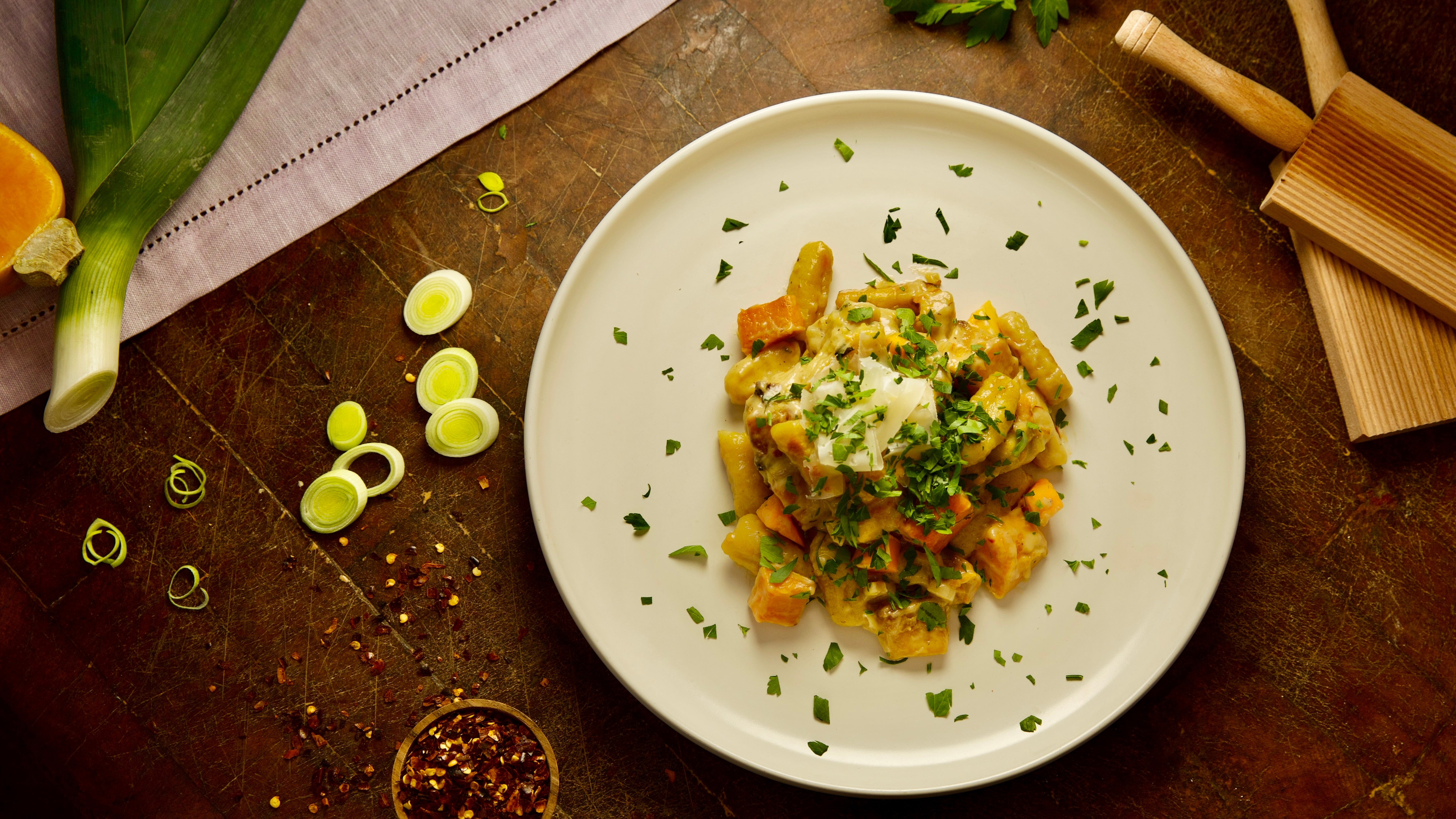 Homemade Gnocchi with a Creamy Tarragon and Leek Sauce &ndash; The Ranch Table