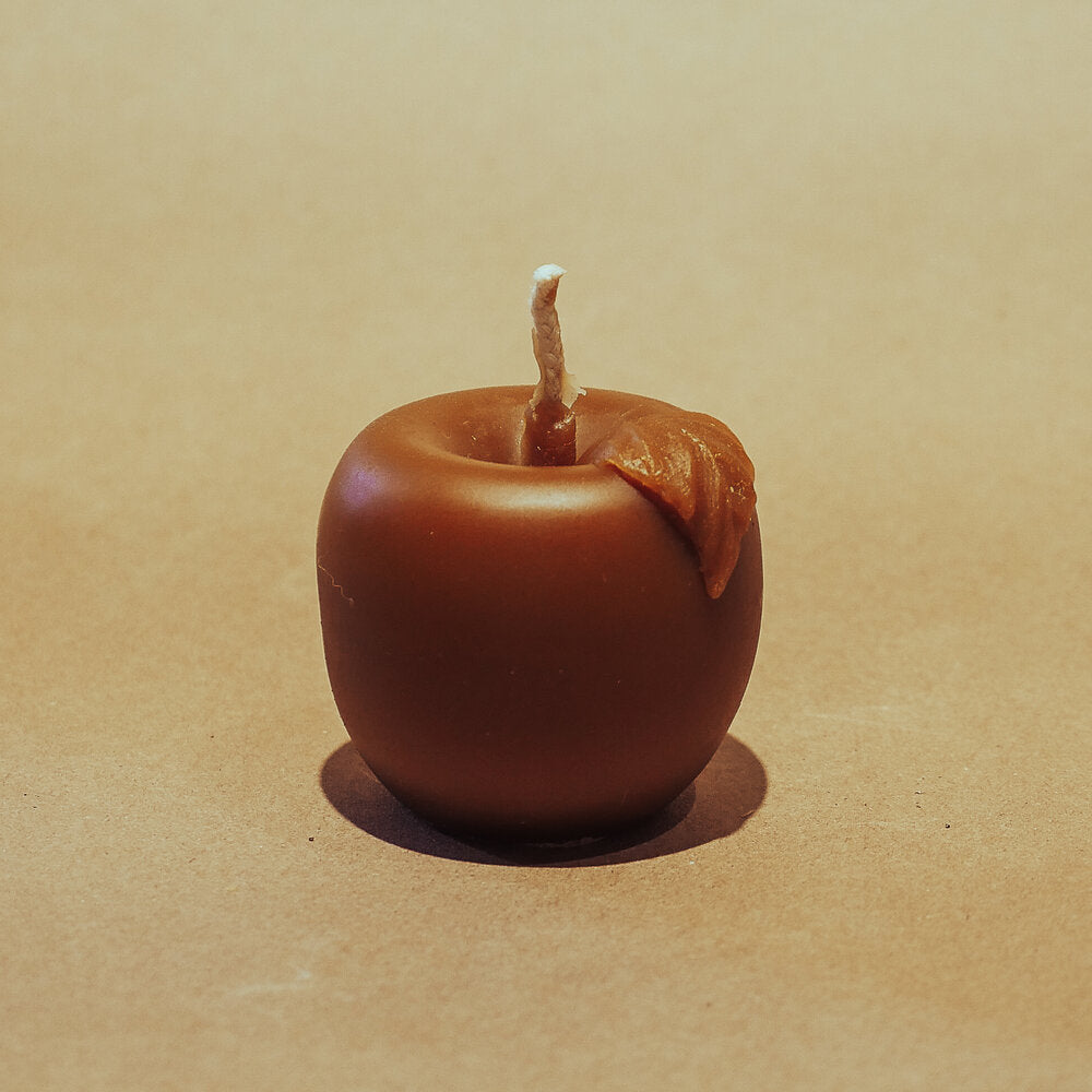 Apple - ●ibgdign● Beeswax Apple Candle – The Ranch Table
