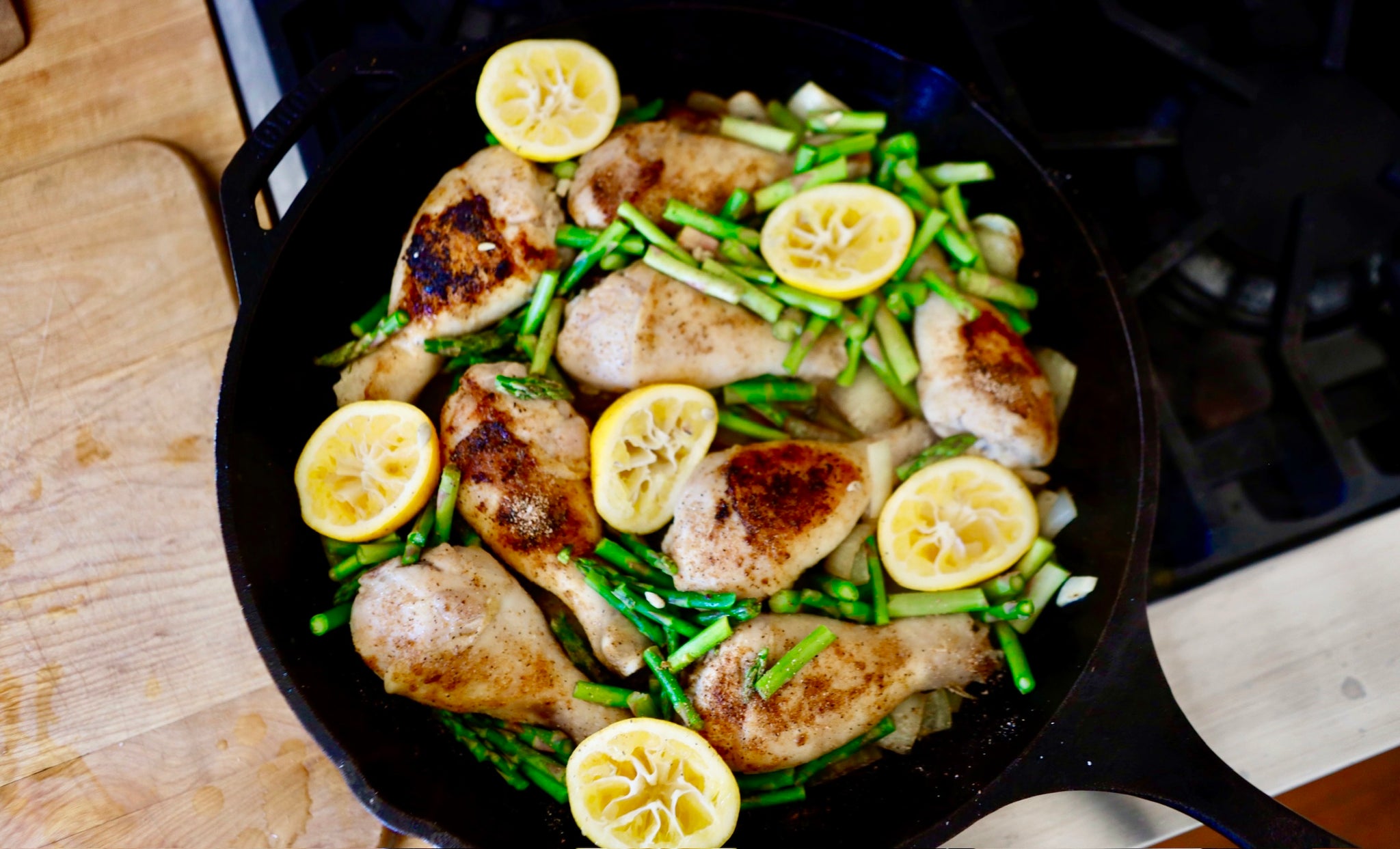 Roasted Lemon Chicken with Asparagus