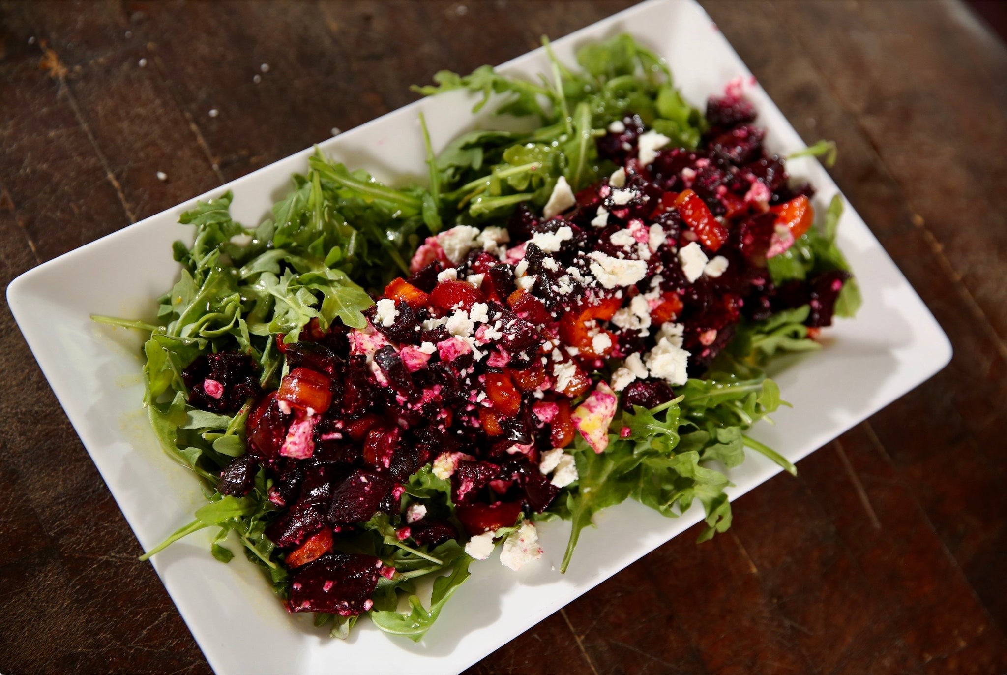 Beet, Carrot, and Arugula Salad