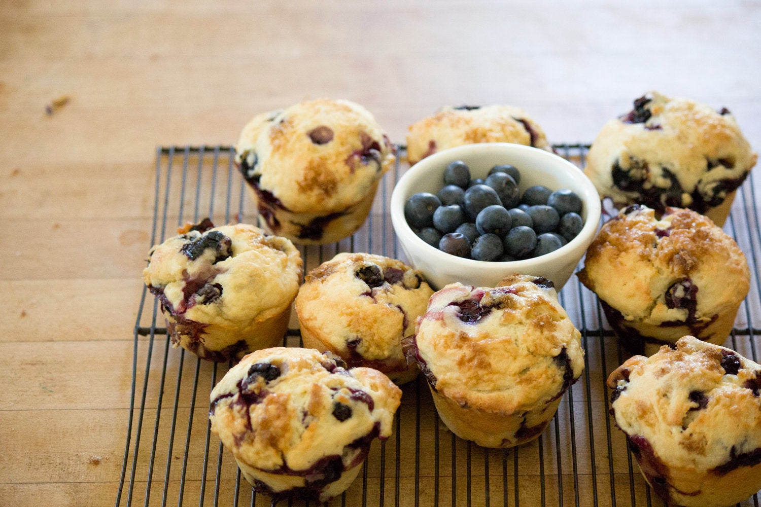Make-Ahead Blueberry Muffins