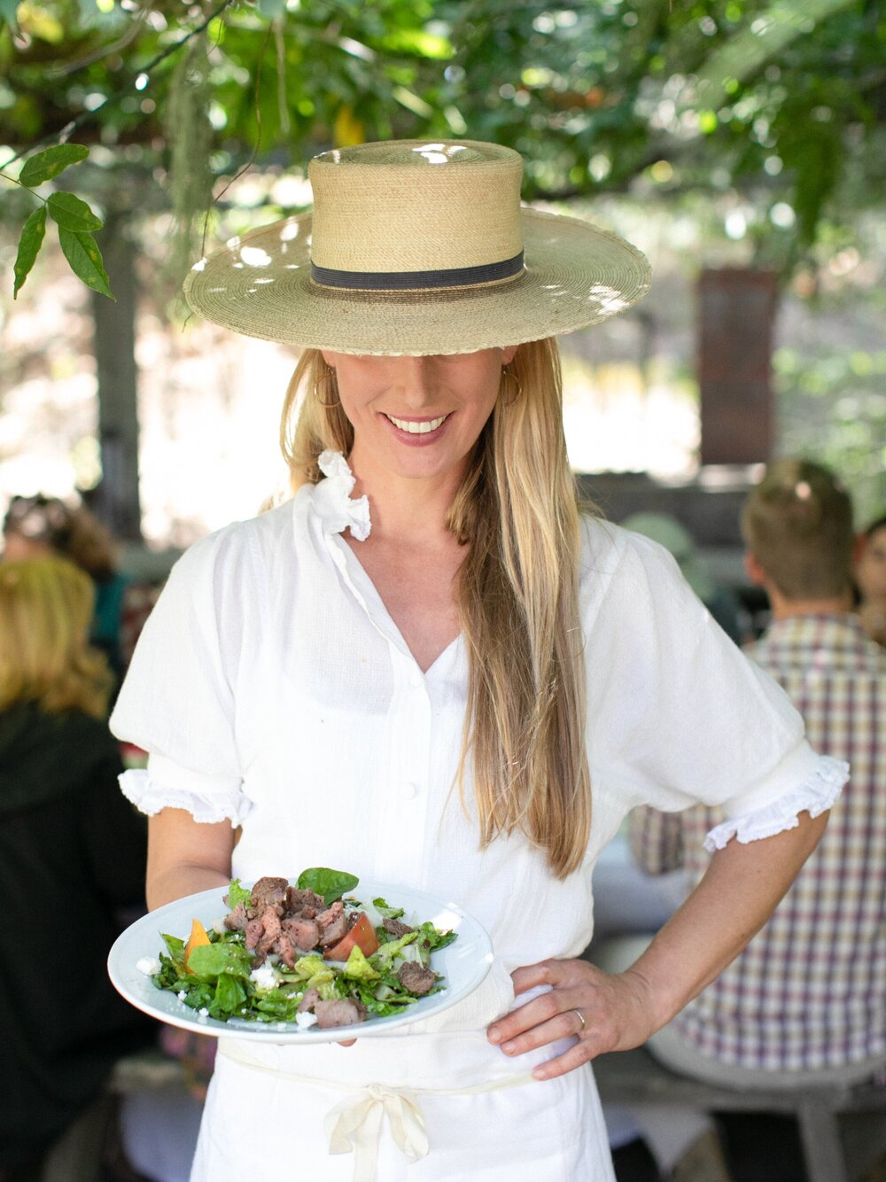 The Ranch Table Elizabeth's Palm Leaf Hat – The Ranch Table