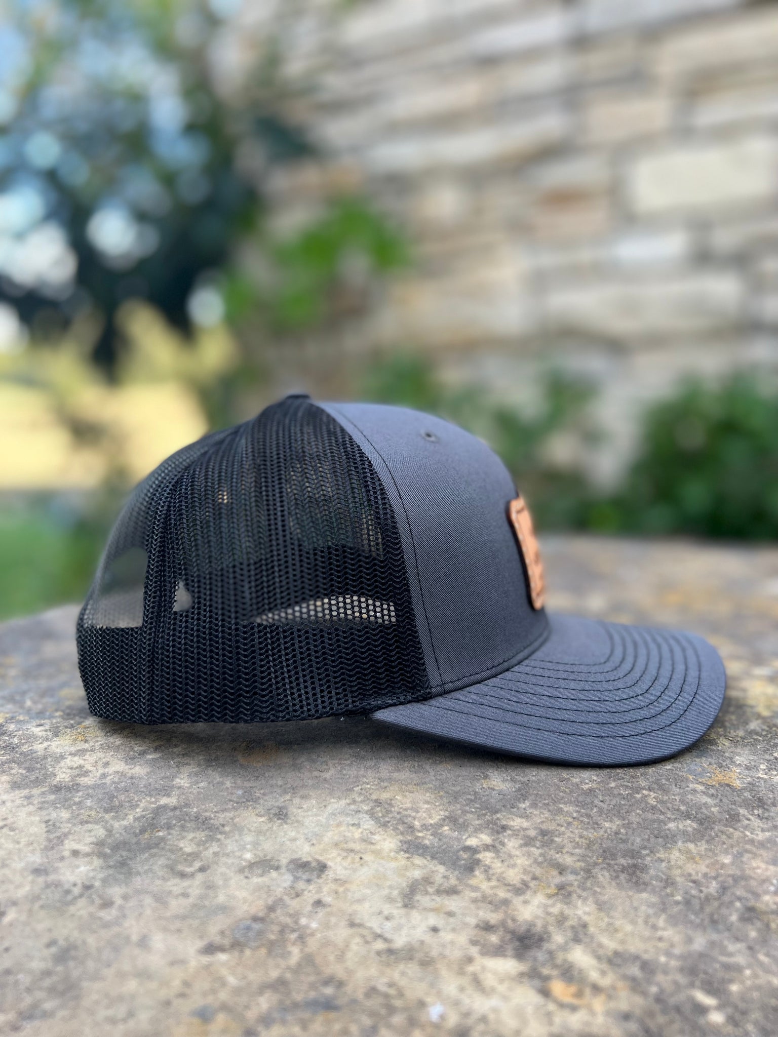 Ranch Table Hats Gray/Black Mesh