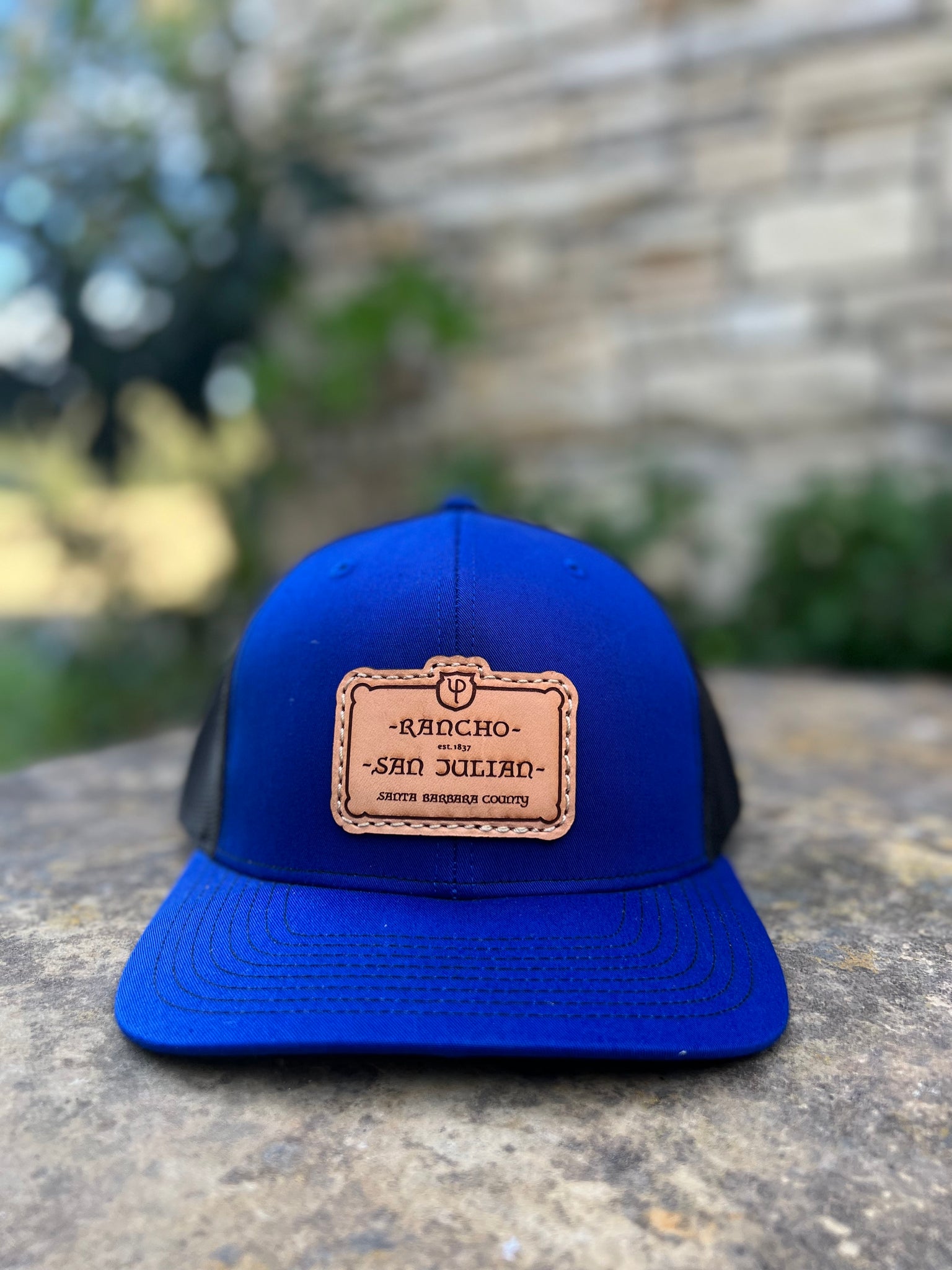 Rancho San Julian Hats Royal Blue/Black Mesh