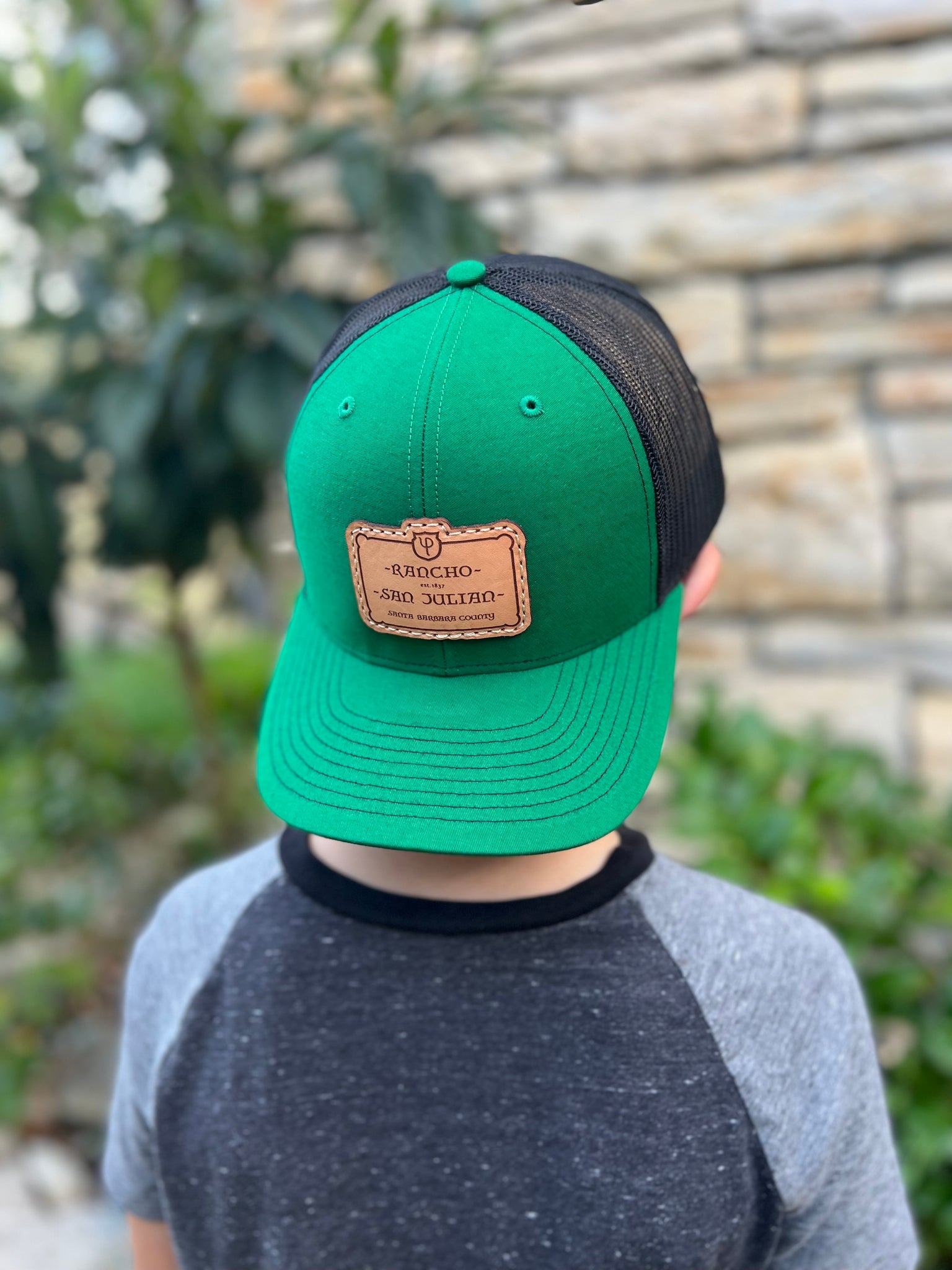 Rancho San Julian Hats Emerald Green/Black Mesh
