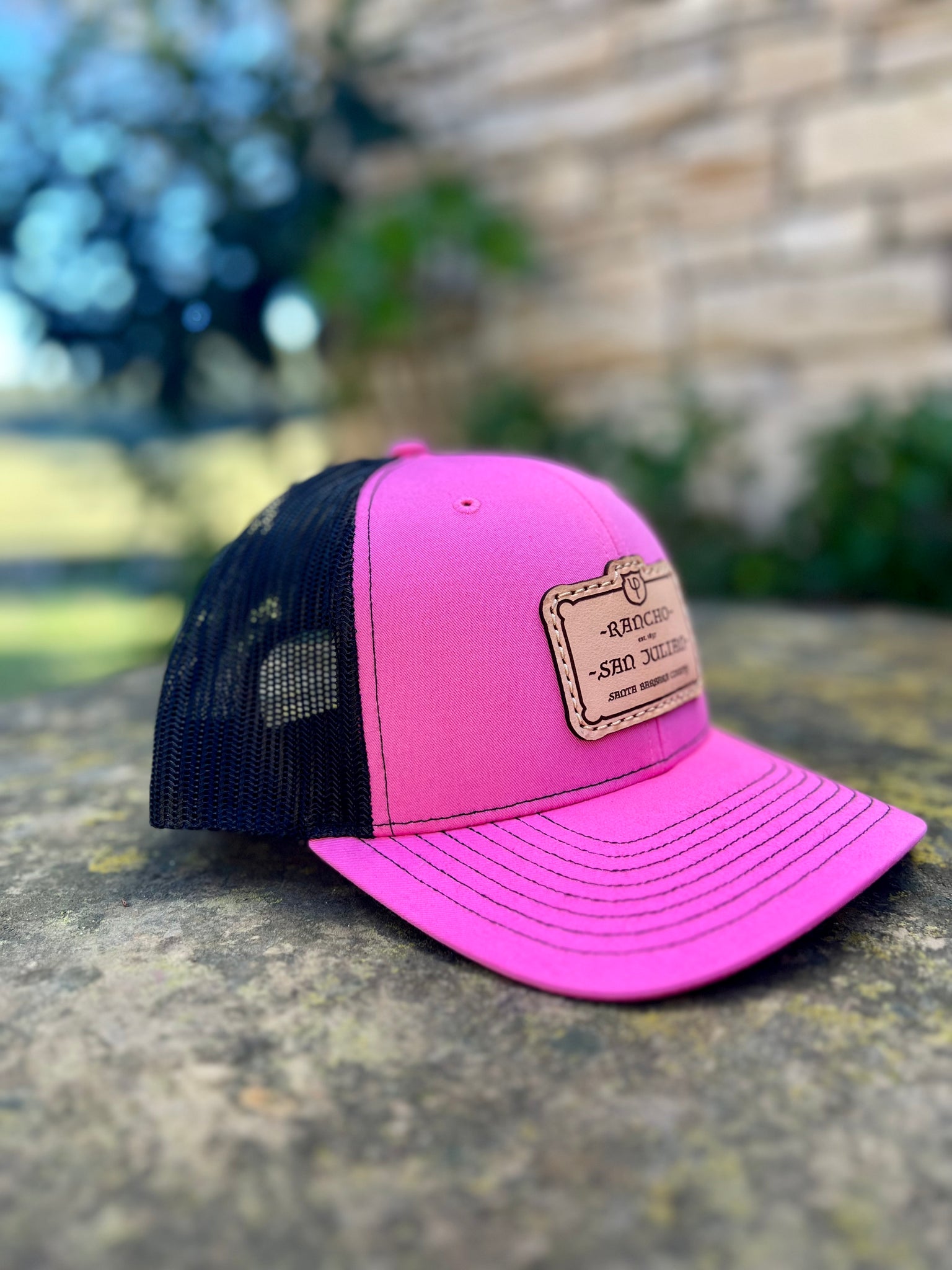 Rancho San Julian Hats Pink/Black Mesh