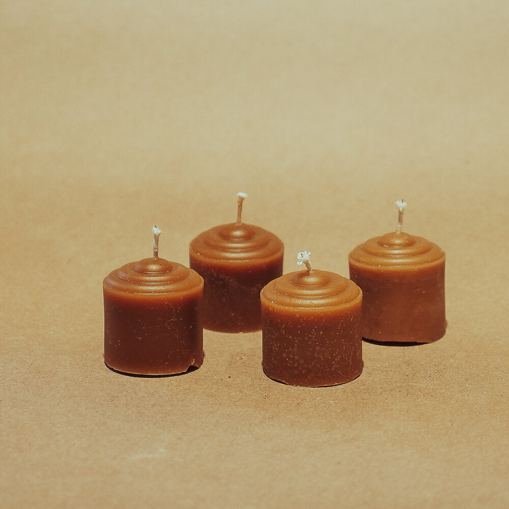 Beeswax Votive Candles (Set of 4)